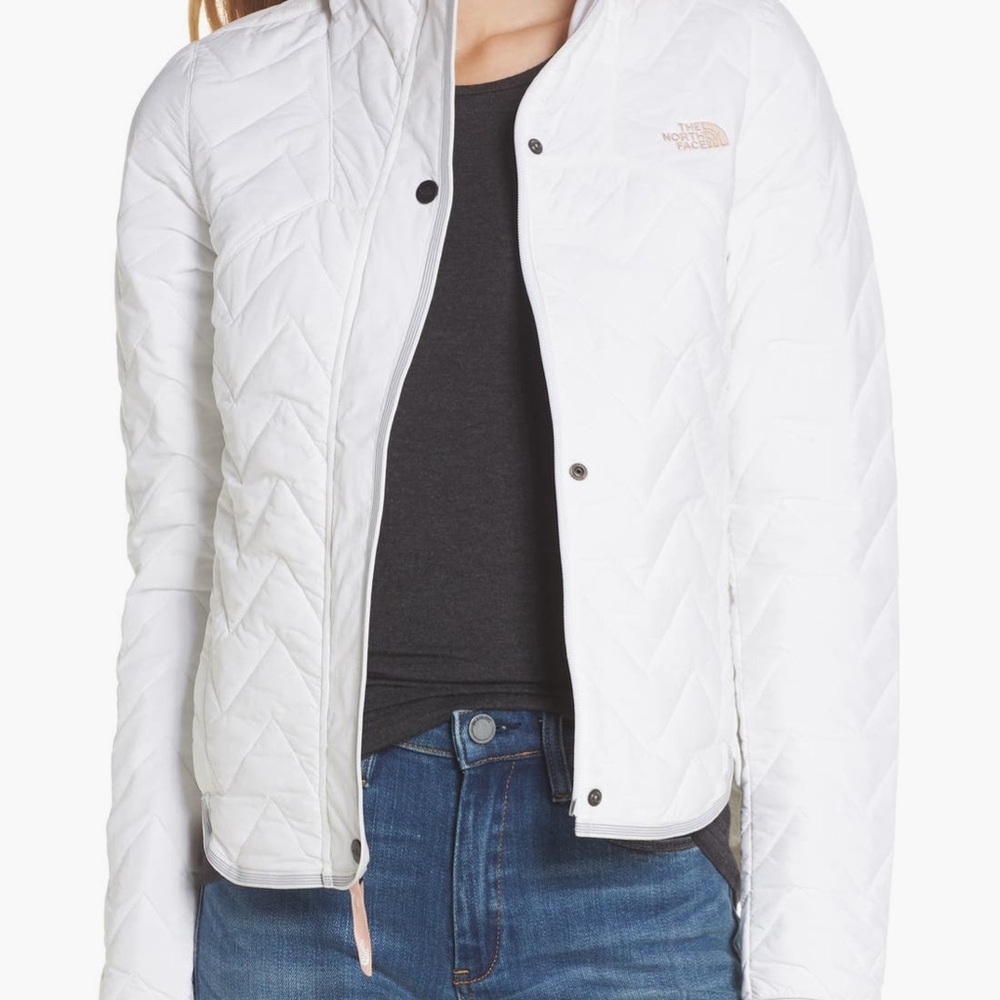 The North Face Women's White Quilted Jacket